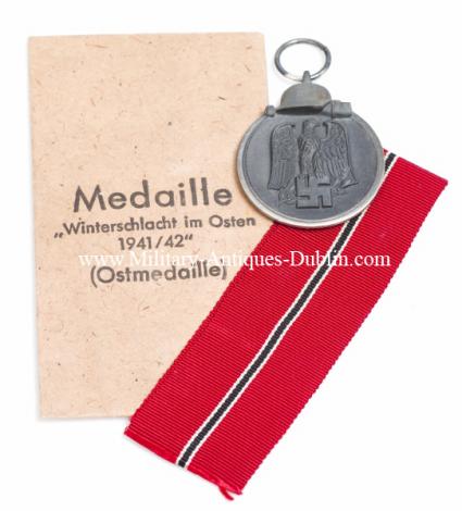 Eastern Front Medal & Paper Packet