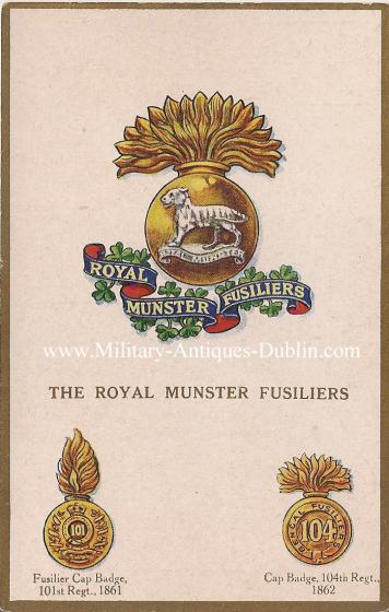 Royal Munster Fusilier Postcard