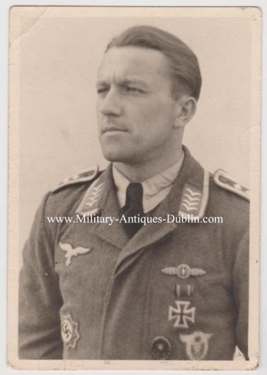 Luftwaffe Photograph - Oberfeldwebel Heinz Oberste Sirrenberg